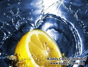 lemon high creatinine