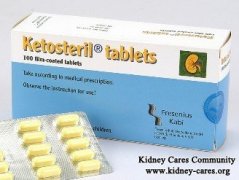 Can Ketosteril Lower Creatinine and Prolong Dialysis Time Gap