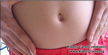 does chronic kidney disease cause stomach bloating