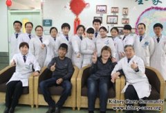 Chronic Glomerulonephritis,Creatinine Declines,Have Urine Again