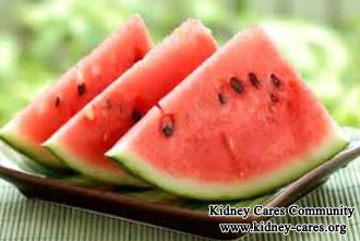 Is It OK For Hypertensive Nephropathy Patients With Proteinuria Eat Watermelon