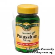 Is It Safe to Take Potassium Supplement with Stage 4 Kidney Failure