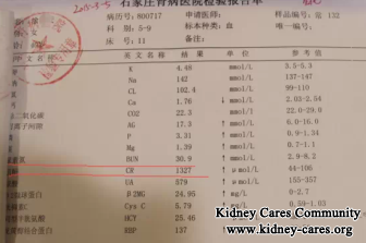 Chinese Medicine Treatment Lower High Creatinine Level Instead Of Dialysis