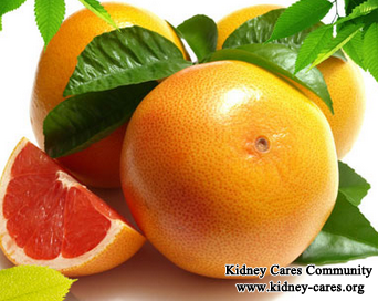 Can Patients Kidney Cysts Take Grapefruits