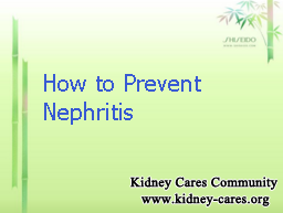 How To Prevent Getting Nephritis Disease