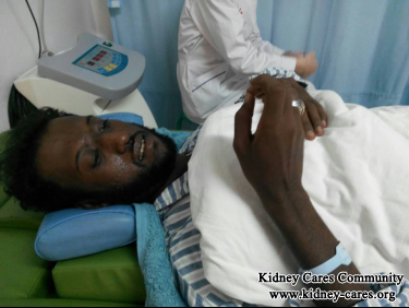 A Kidney Patient From Sudan Take Chinese Medicine Treatment In Our Hospital