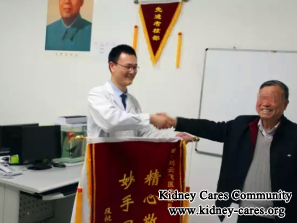 Chinese medicine treatment can help stop dialysis 