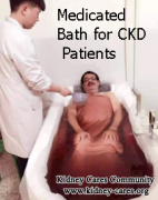 Medicated Bath for Patients with Stage 3 CKD
