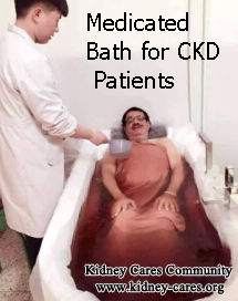 Medicated Bath for Patients with Stage 3 CKD 
