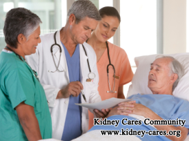treatment for renal failure and high creatinine to avoid dialysis 