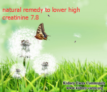 How To Reduce High Creatinine 7.8 Without Renal Replacement