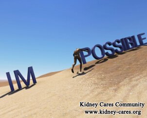 Is It Possible to Reduce Creatinine Level 4.5 to Normal Condition