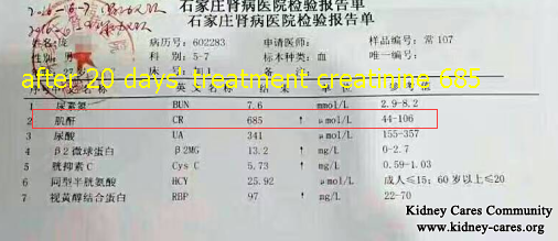 reduce high creatinine with chinese medicine, renal failure treatment