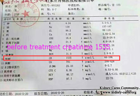 reduce high creatinine with chinese medicine, renal failure treatment