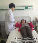 Kidney Cyst Disappears and Creatinine Level Is Stable