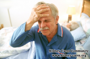 Treatment for disorientation after dialysis