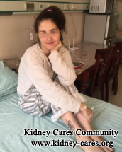 Nephrotic Syndrome Girl from Russia In Shijiazhuang Kidney Disease Hospital