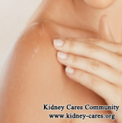 What is the remission of itchy skin for kidney patients