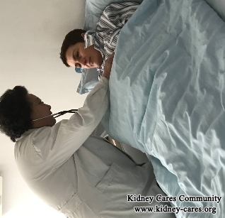 Nephrotic Syndrome Treatment for Protein 4+ and Creatinine Level 7.5mg/dL