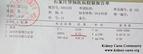 Proteinuria Disappears and Proteinuria Reduces In Membranous Nephropathy