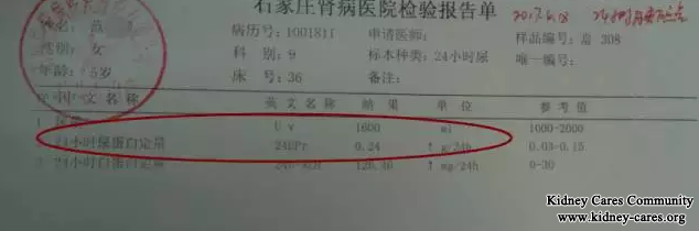 A Good Treatment for Proteinuria In Nephrotic Syndrome