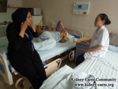 Nephrotic Syndrome Patient From Oman Reduce High Creatinine 707 In China